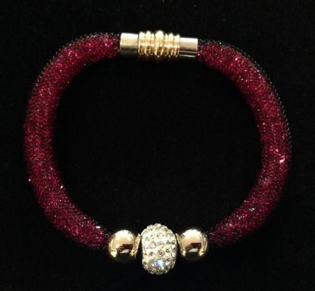 Stardust Magnetic Red Bracelet Gorgeous Gems