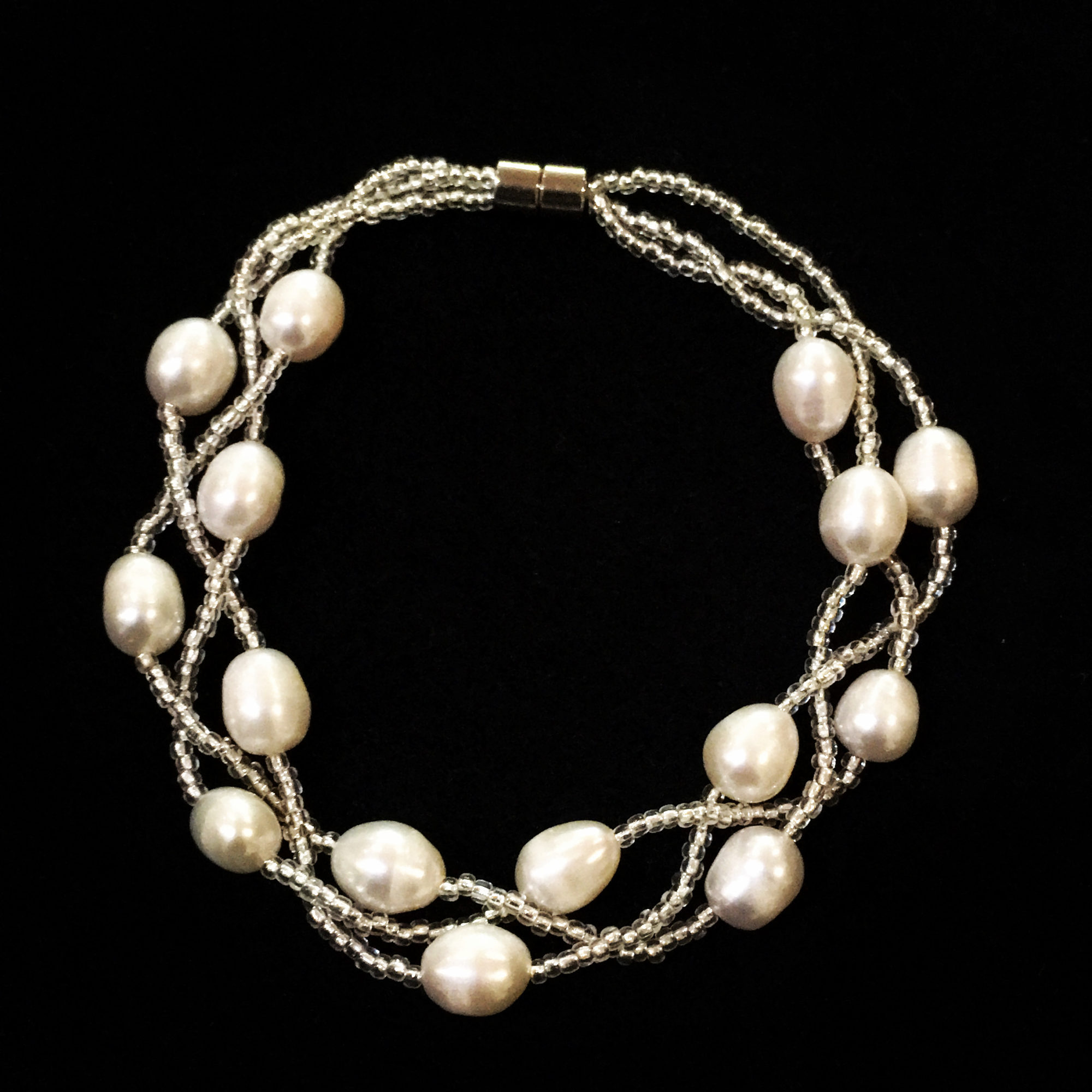 Magnetic Freshwater Pearl Bracelet - Gorgeous Gems