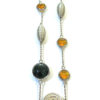 tiger coloured silver and glass nk