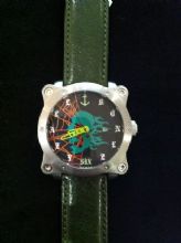 Automatic watch green leather strap Automatic watch green leather strap